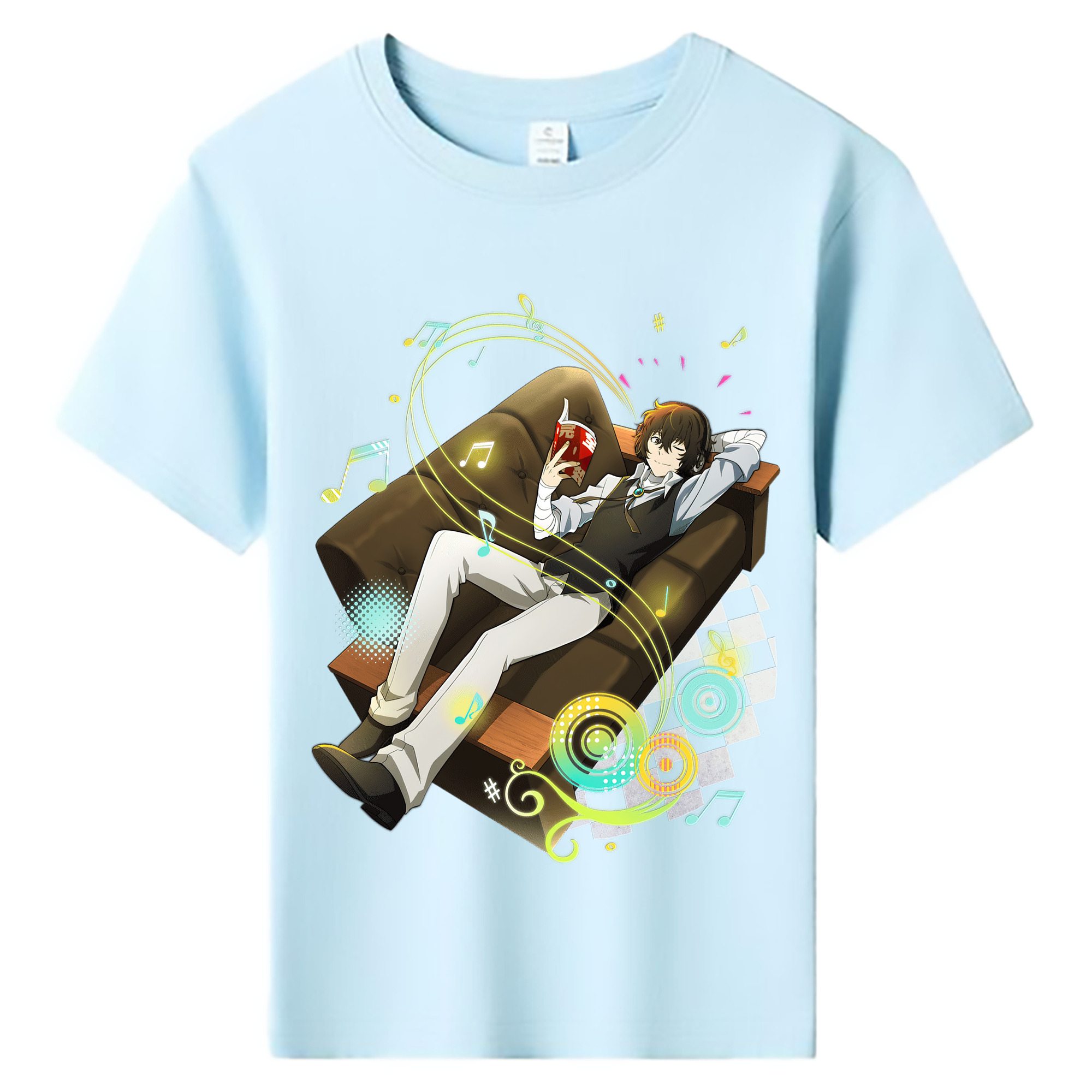 （画像用） 文豪ストレイドッグス Bungo Stray Dogs 綿100％キッズTシャツ（フロントプリント）